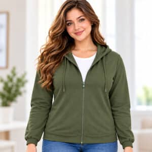 Ladies’ Zip-Up Hoodie